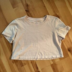 Light Pink Cropped T-Shirt